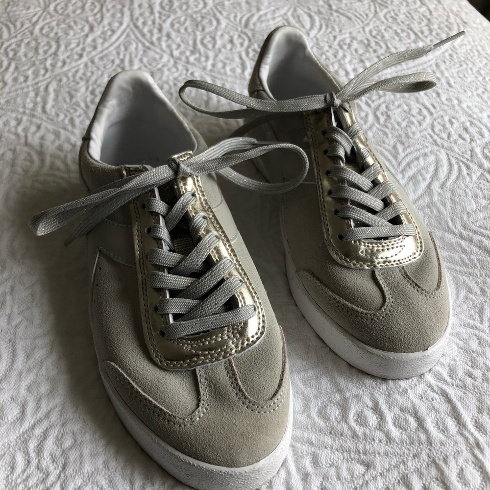 Gold Sneakers